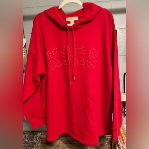Michael Kors Vibrant Red Sweatshirt hoodie